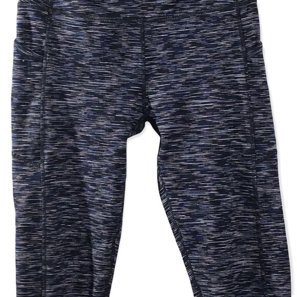 Kyodan Double Brushed High Waist Full Length XS Deep Purple Space Dye Leggings - Picture 11 of 16